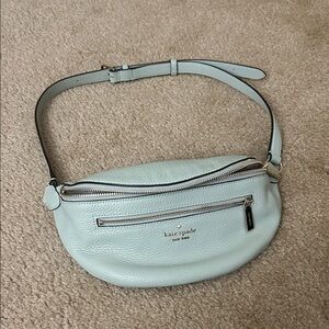 Kate Spade Light Blue Leather Belt Bag